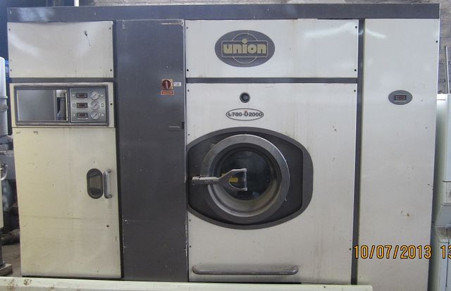 lavadora de seco marca  union de 80 lbs  luz trifasica año 2000 5ta generacion