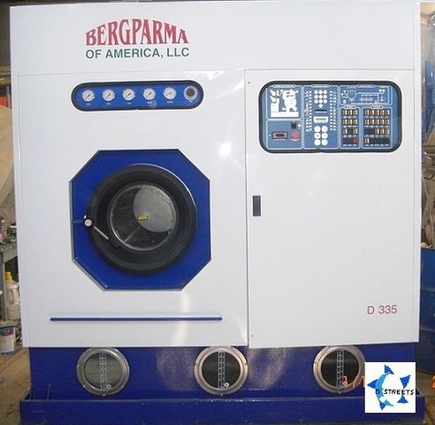 lavadora de seco marca bergparma     año  2000  40 lbs 3 tanques